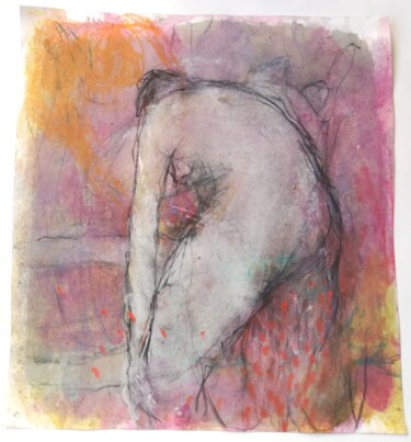 Pittura intitolato "Woman" da Virginie Hils, Opera d'arte originale, Acrilico