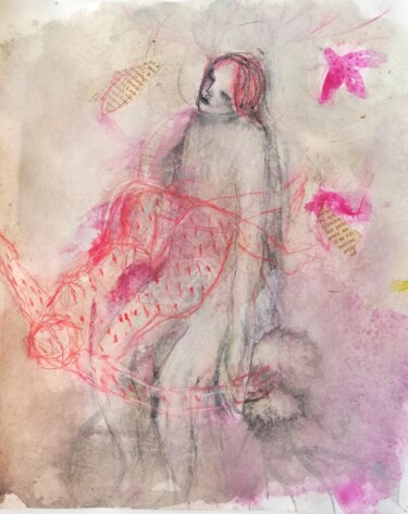 Peinture intitulée "Rêve" par Virginie Hils, Œuvre d'art originale, Acrylique