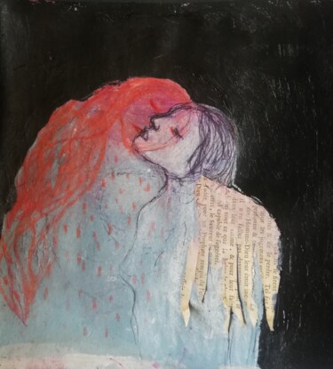 Peinture intitulée "ANGEL" par Virginie Hils, Œuvre d'art originale, Acrylique