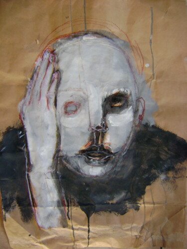 Peinture intitulée "Portrait" par Virginie Hils, Œuvre d'art originale