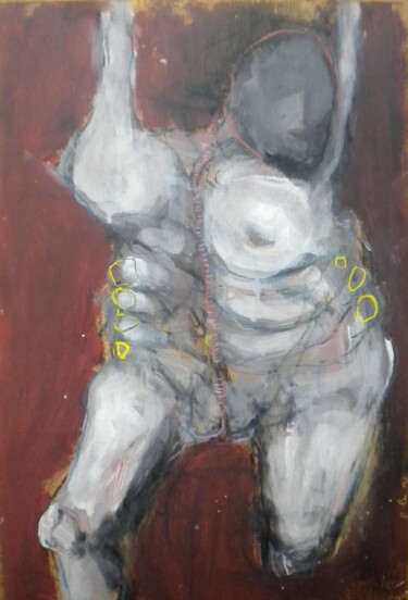Peinture intitulée "un corps 2" par Virginie Hils, Œuvre d'art originale