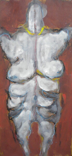 Peinture intitulée "un corps" par Virginie Hils, Œuvre d'art originale