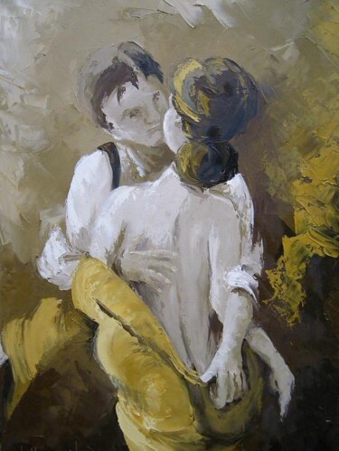 Peinture intitulée "sensualité" par Virginie Lallemand, Œuvre d'art originale, Autre