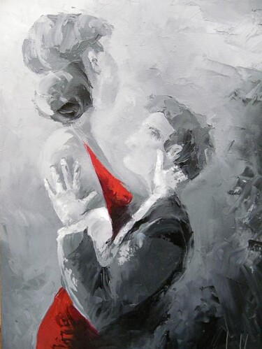 Peinture intitulée "supplication" par Virginie Lallemand, Œuvre d'art originale, Autre