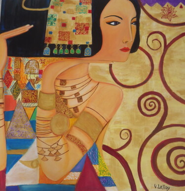 제목이 "Beauté égyptienne.…"인 미술작품 Virginie Le Roy로, 원작, 기름