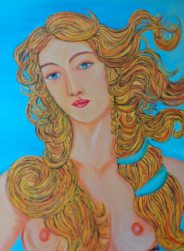 Peinture intitulée "Beauté de Sandro. B…" par Virginie Le Roy, Œuvre d'art originale, Huile
