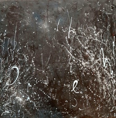Pittura intitolato "Space 21" da Virginie Munch, Opera d'arte originale, Acrilico Montato su Telaio per barella in legno