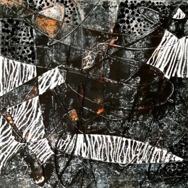 "La vie sauvage ou u…" başlıklı Tablo Virginie Munch tarafından, Orijinal sanat, Akrilik Ahşap Sedye çerçevesi üzerine monte…