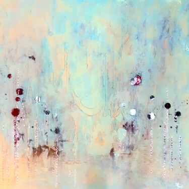 Картина под названием "Idylle" - Virginie Munch, Подлинное произведение искусства, Акрил Установлен на Деревянная рама для н…