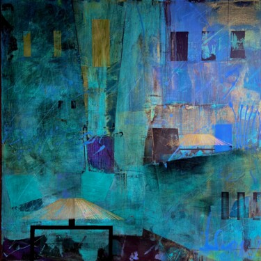 Pittura intitolato "Urban street chic" da Virginie Munch, Opera d'arte originale, Acrilico Montato su Telaio per barella in…