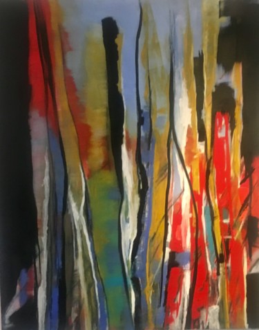 Peinture intitulée "Variations du vent" par Virginie Remillieux, Œuvre d'art originale