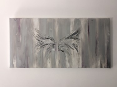 Painting titled "la rage des anges" by Virginie Seguier, Original Artwork, Acrylic