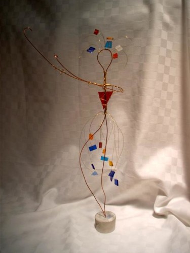 Sculpture titled "sculpture en verre" by Virginie Bertrand, Original Artwork
