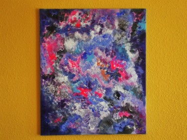 Painting titled "COULEUR CARAIBE" by Virginie Fehrholz, Original Artwork, Acrylic