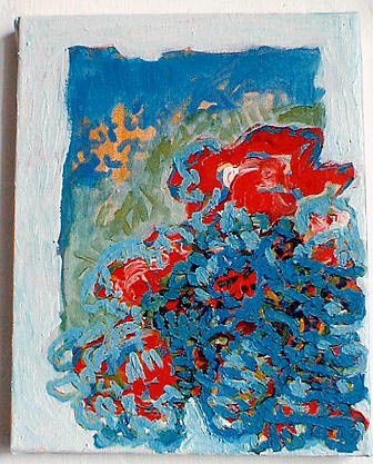 Peinture intitulée "Turquoise" par Virginie Gallé, Œuvre d'art originale, Huile
