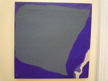 Peinture intitulée "Territoire Bleu n° 5" par Virginie Gallé, Œuvre d'art originale, Huile