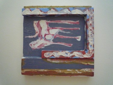 Peinture intitulée "Assemblage au Droma…" par Virginie Gallé, Œuvre d'art originale, Huile