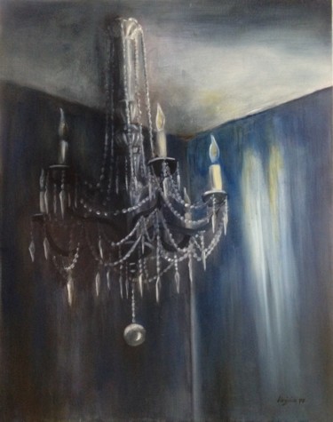 Painting titled "LUSTRE" by Virginie Px, Original Artwork