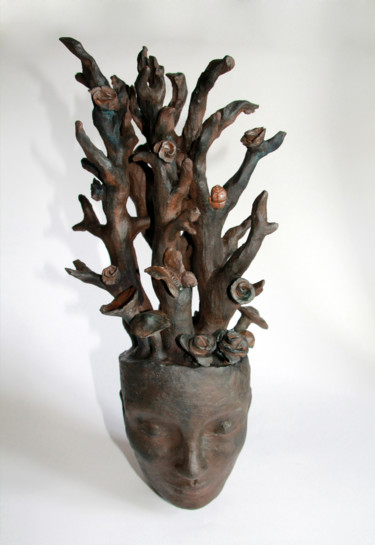 Sculpture titled "Série Echo Logic/ D…" by Vir Volt, Original Artwork, Ceramics