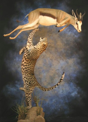 Pintura intitulada "Tiger Hunting" por Vishal Gurjar, Obras de arte originais, Acrílico