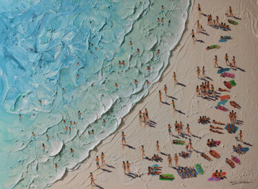 Peinture intitulée "Summer beach29" par Vishalandra Dakur, Œuvre d'art originale, Huile