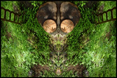 Photographie intitulée "Nature secrète phot…" par Miroir Planétaire Blanc, Œuvre d'art originale, Photographie manipulée