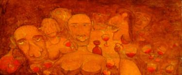Painting titled "Tous bourrés 2" by Gerrit Gerard Visser, Original Artwork, Acrylic