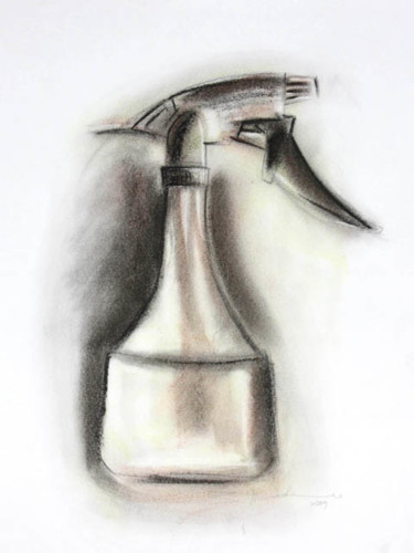 Painting titled "water sprinkler" by Visweswara Rao Brahmanapalli, Original Artwork