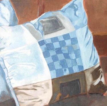Painting titled "my pillow 2" by Visweswara Rao Brahmanapalli, Original Artwork