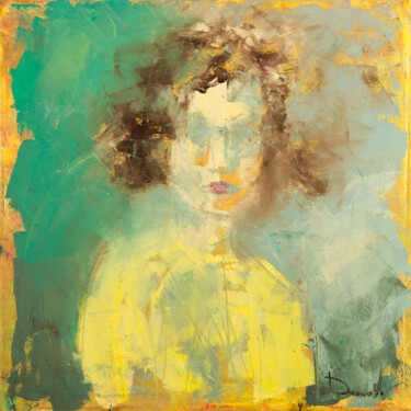 Картина под названием "07-1-10x10-in-portr…" - Vita Daneva, Подлинное произведение искусства, Масло