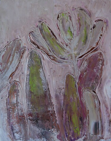 Картина под названием "botanical-oil-paint…" - Vita Daneva, Подлинное произведение искусства, Масло