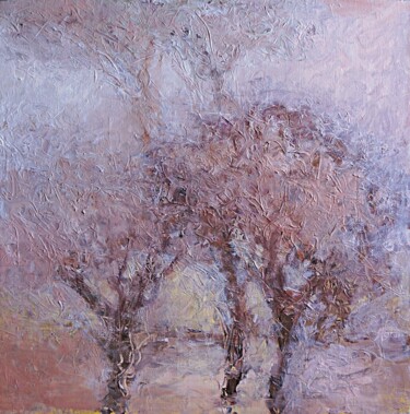 Pintura intitulada "nature-oil-painting…" por Vita Daneva, Obras de arte originais, Óleo