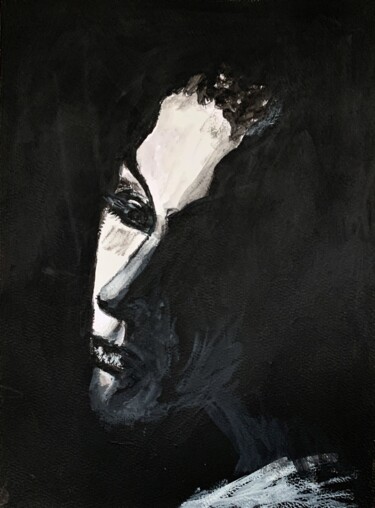 Painting titled "In a shadow" by Vita Schagen, Original Artwork, Acrylic