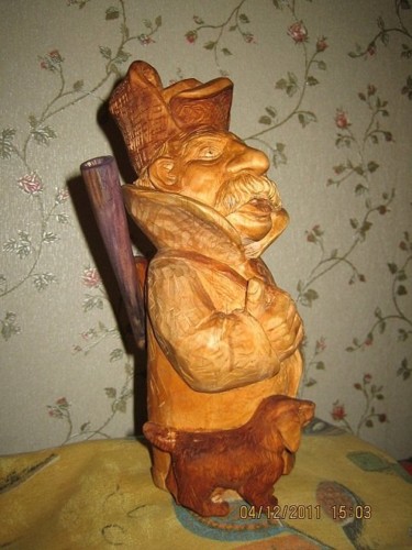 Скульптура под названием "IMG_3925.JPG" - Виталий Парфенов, Подлинное произведение искусства, Дерево