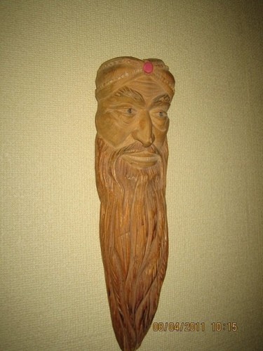Скульптура под названием "старец" - Виталий Парфенов, Подлинное произведение искусства, Дерево