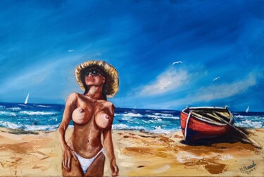 Картина под названием "Costa Dorada" - Vitalii Bondarenko (ViBond), Подлинное произведение искусства, Масло