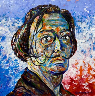 Картина под названием "«Дали»" - Виталий Симановский, Подлинное произведение искусства, Акрил