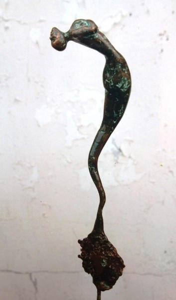 Sculpture titled "LIBERTA" by Vitalino Sculpteur, Original Artwork, Metals