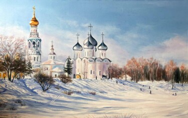 Malarstwo zatytułowany „Софиевский собор” autorstwa Vitaliy Boreiko, Oryginalna praca, Olej