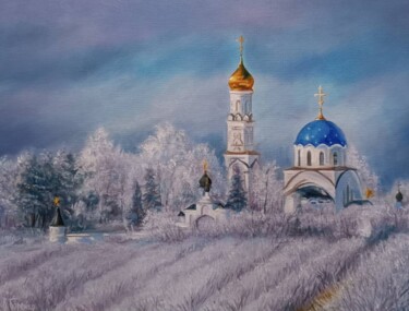 Peinture intitulée "Храм" par Vitaliy Boreiko, Œuvre d'art originale, Huile