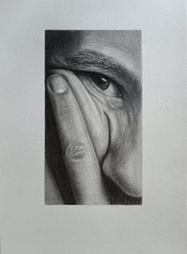 Drawing titled "confident look" by Vitaly.Arts, Original Artwork, Graphite