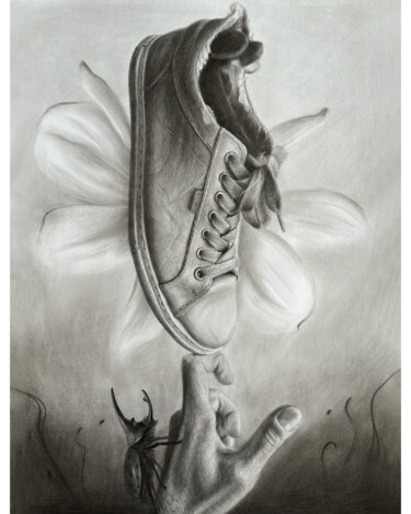 图画 标题为“Balance” 由Vitaly.Arts, 原创艺术品, 铅笔
