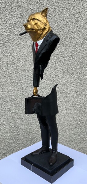 Rzeźba zatytułowany „Boss” autorstwa Vitaliy Semenchenko, Oryginalna praca, Brąz