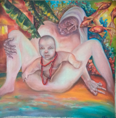 Картина под названием "Farewell to the Mot…" - Виталий Гацуцын (Ялпачек-Леви), Подлинное произведение искусства, Масло