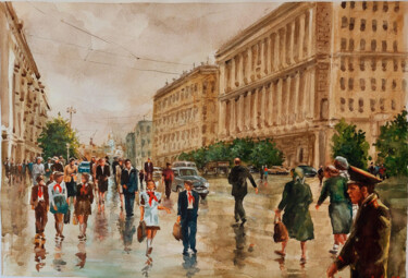 Картина под названием ""May 19."" - Виталий Гацуцын (Ялпачек-Леви), Подлинное произведение искусства, Акварель
