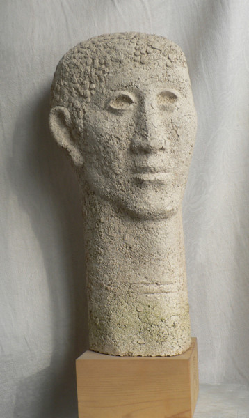 Sculpture titled "Hero" by Vitalii Marin, Original Artwork, Ceramics