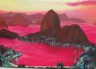 Pintura intitulada "Rio" por Vhsantos Vitin, Obras de arte originais