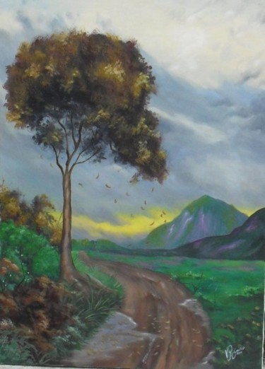 Pintura intitulada "After the Rain" por Vhsantos Vitin, Obras de arte originais
