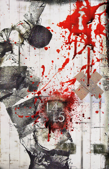 Digital Arts titled "L4-BACK-L5" by Vito Greina, Original Artwork, Digital Painting