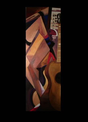 Painting titled "Cabaret" by Vito Pastore D'Ostuni, Original Artwork